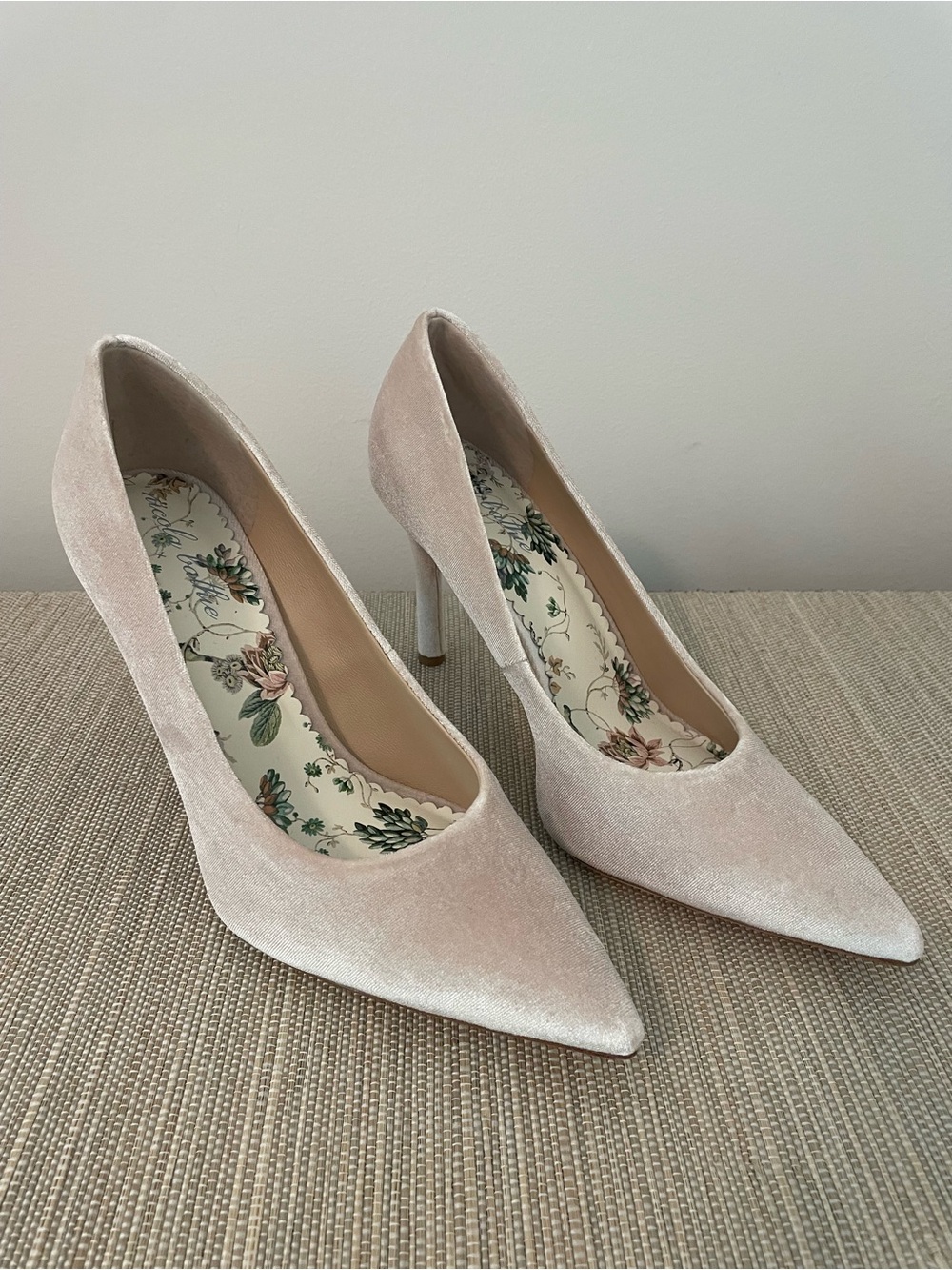 Nicola Bathie x Antonio Melani Velvet Pump Heels